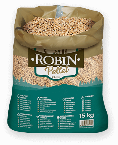 worek pelletu opałowego Robin do kupienia w Pierzchnicy lub sklepie internetowym